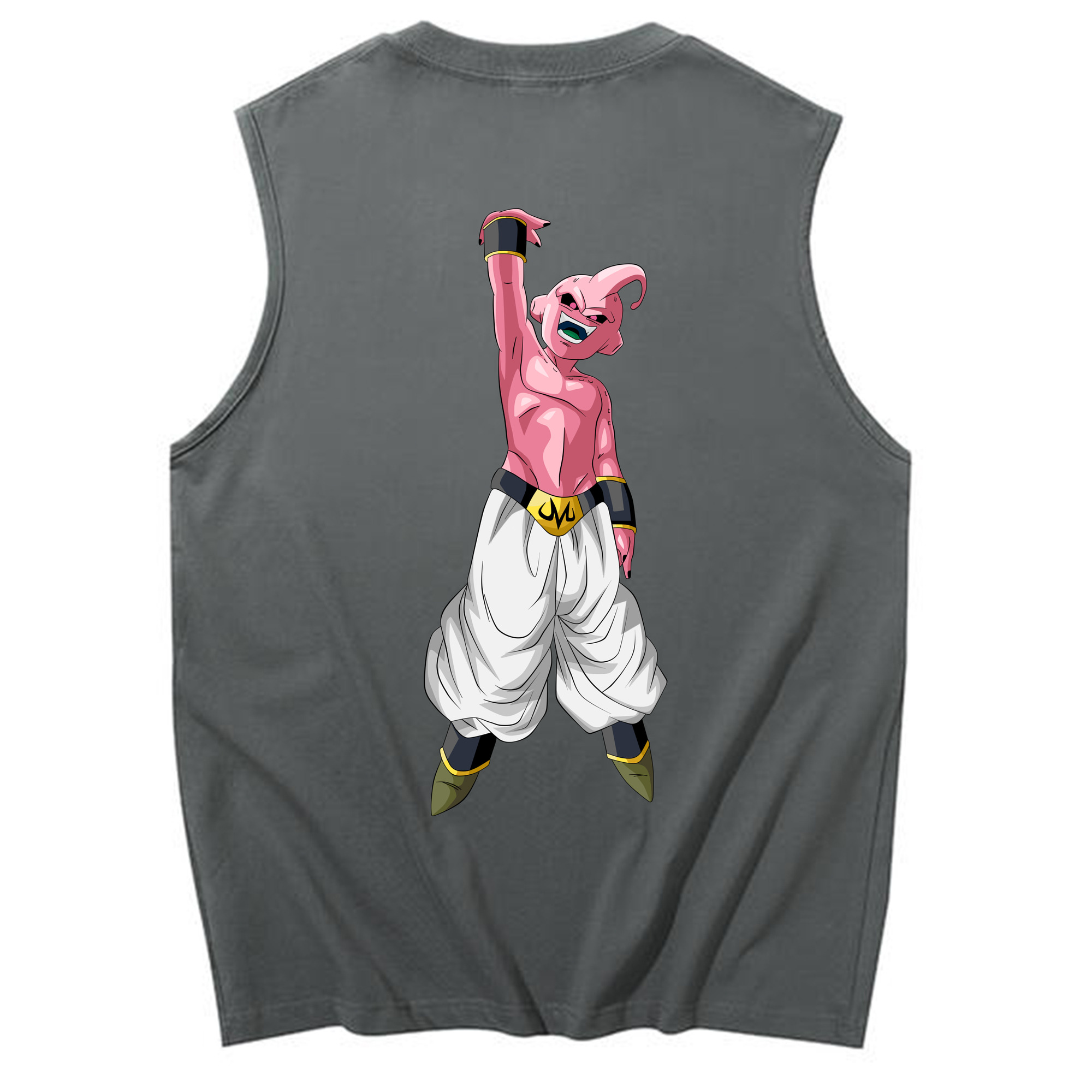 （画像用） ドラゴンボール 魔人ブウ DRAGON BALL Majin Buu コットン100％タンクトップ（背面プリント）